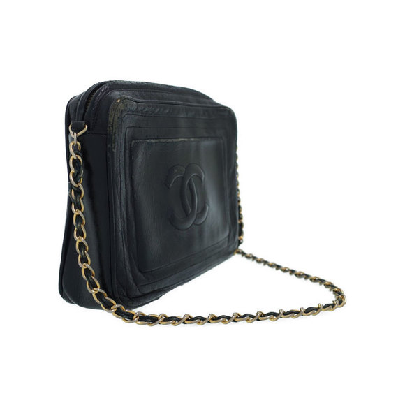 Chanel Coco Mark Chain Shoulder Bag Black - Picture 2 of 9